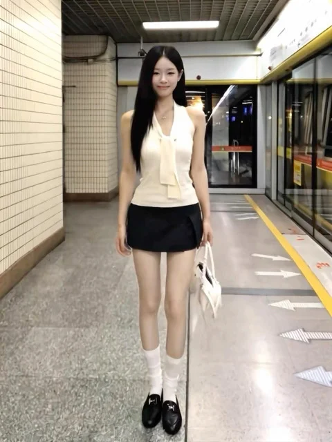 地铁随手拍被问爆💥 温柔姐姐穿搭太绝啦