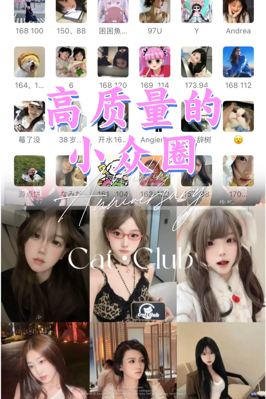 这里是一个高质量的小众圈