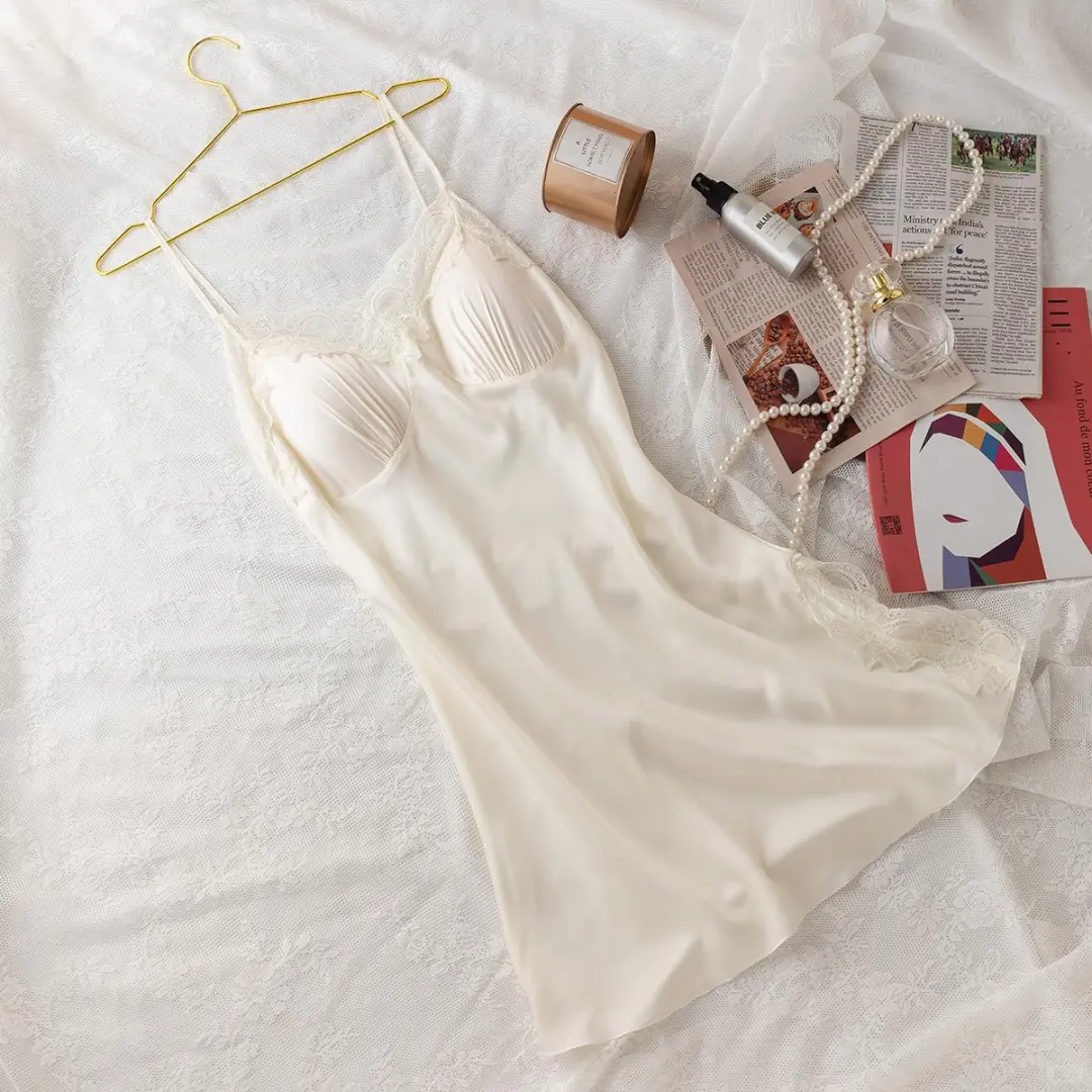 【夏日清凉】性感冰丝吊带家居服套装☁️