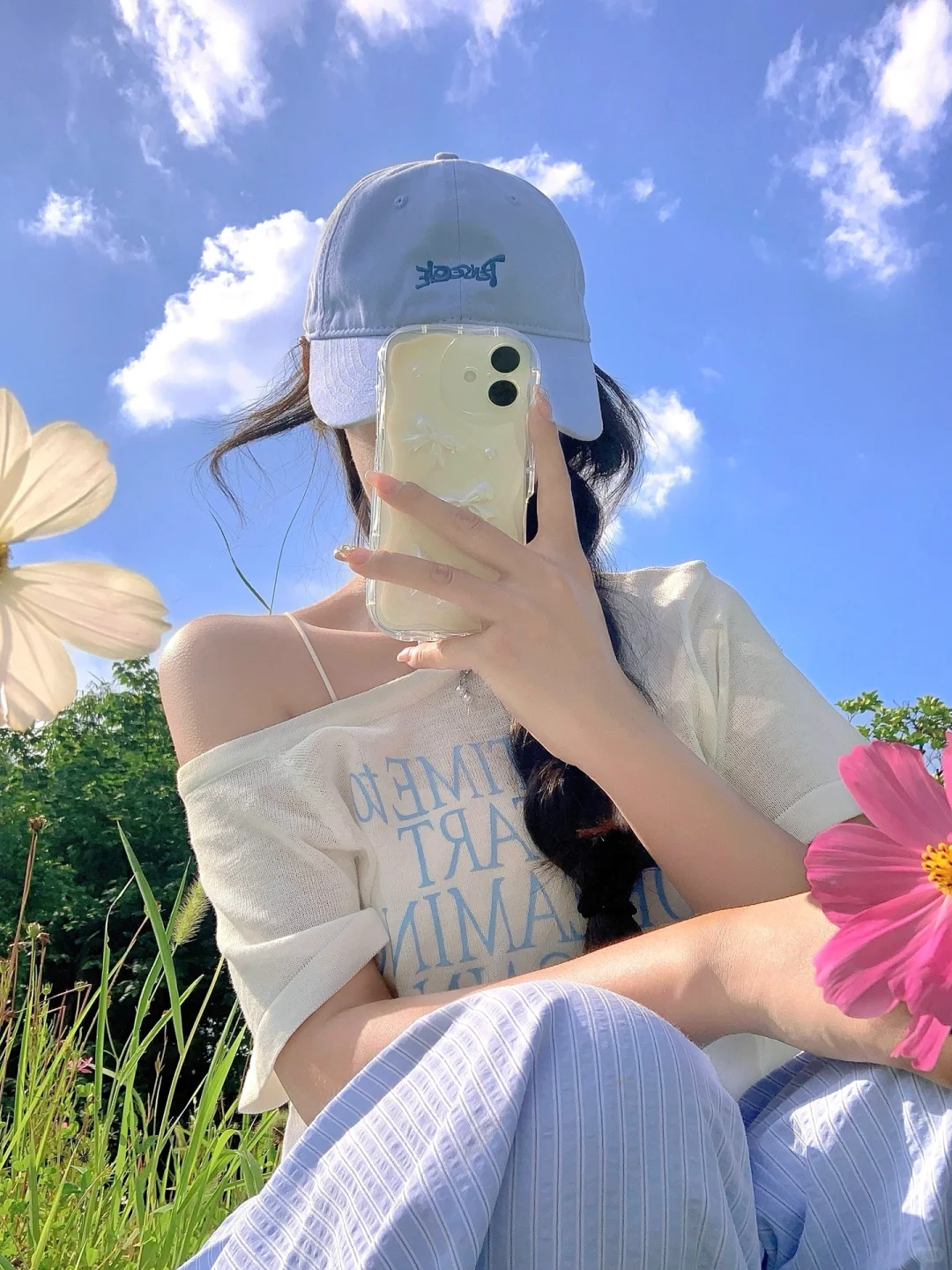🌸🩵天空拍照