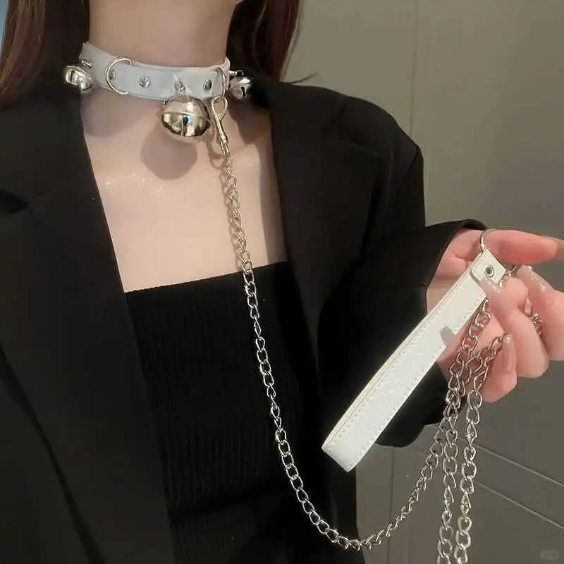 暗夜精灵的性感秘密——铃铛项圈颈链