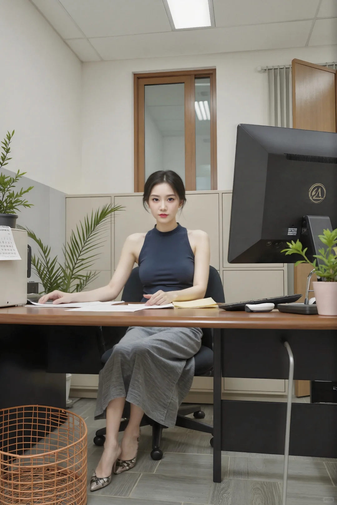 中年文员姐姐害怕被ai取代