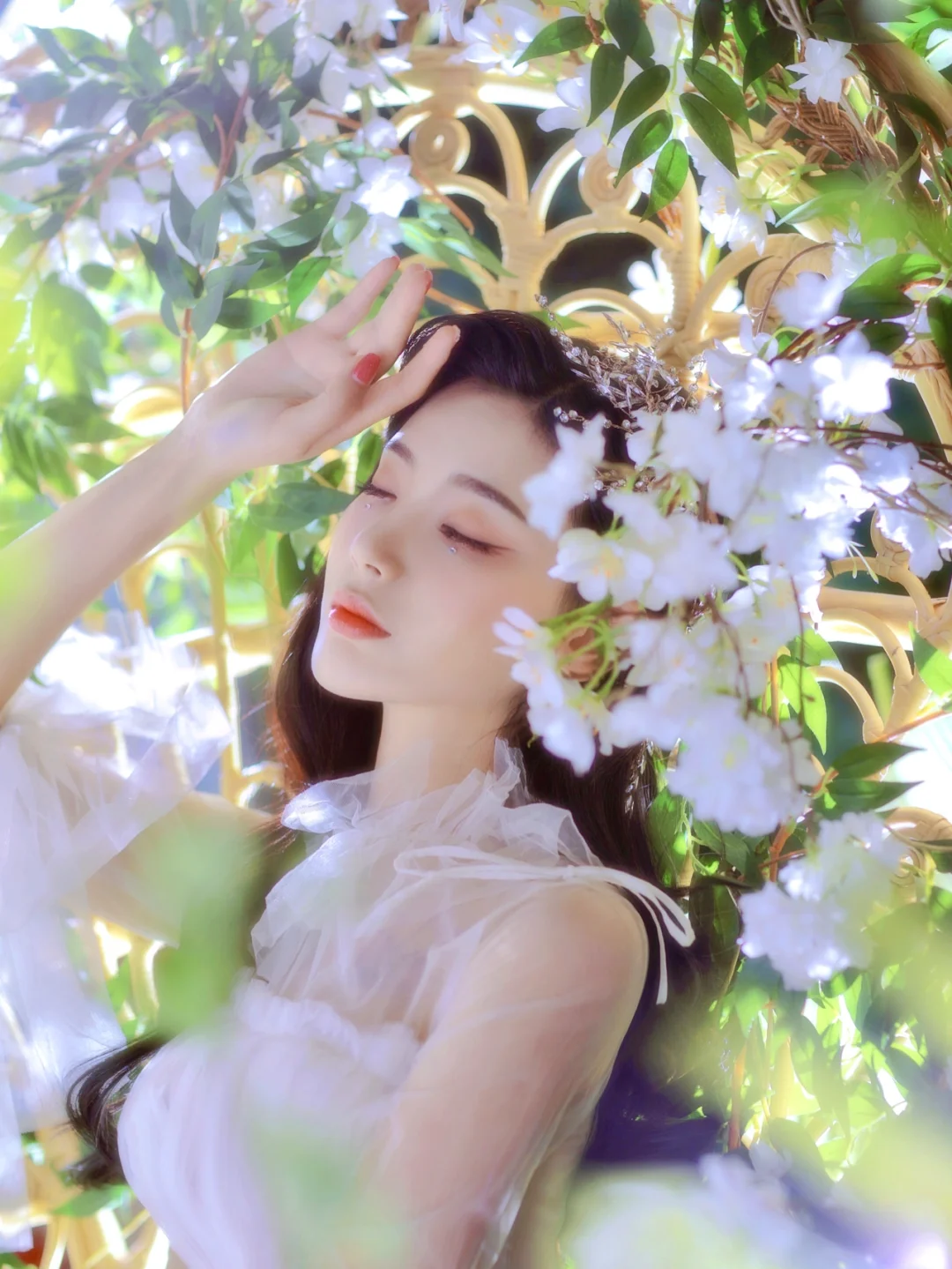 有在认真拍腿的｜少女写真
