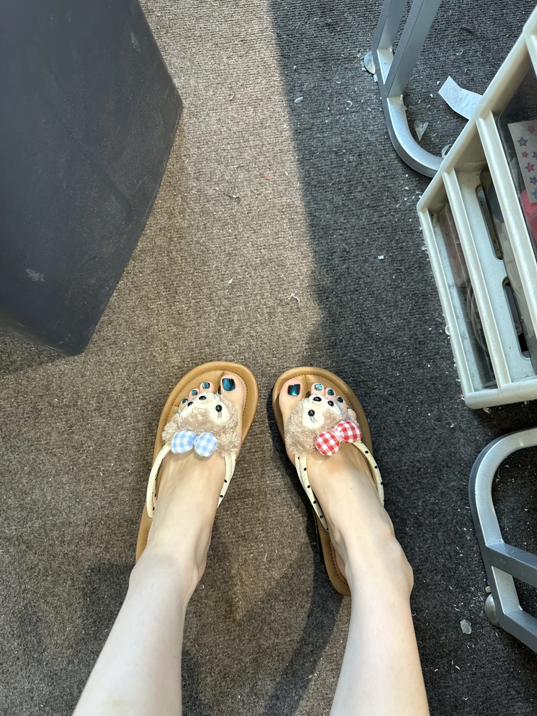 好美。。我说我的脚美甲