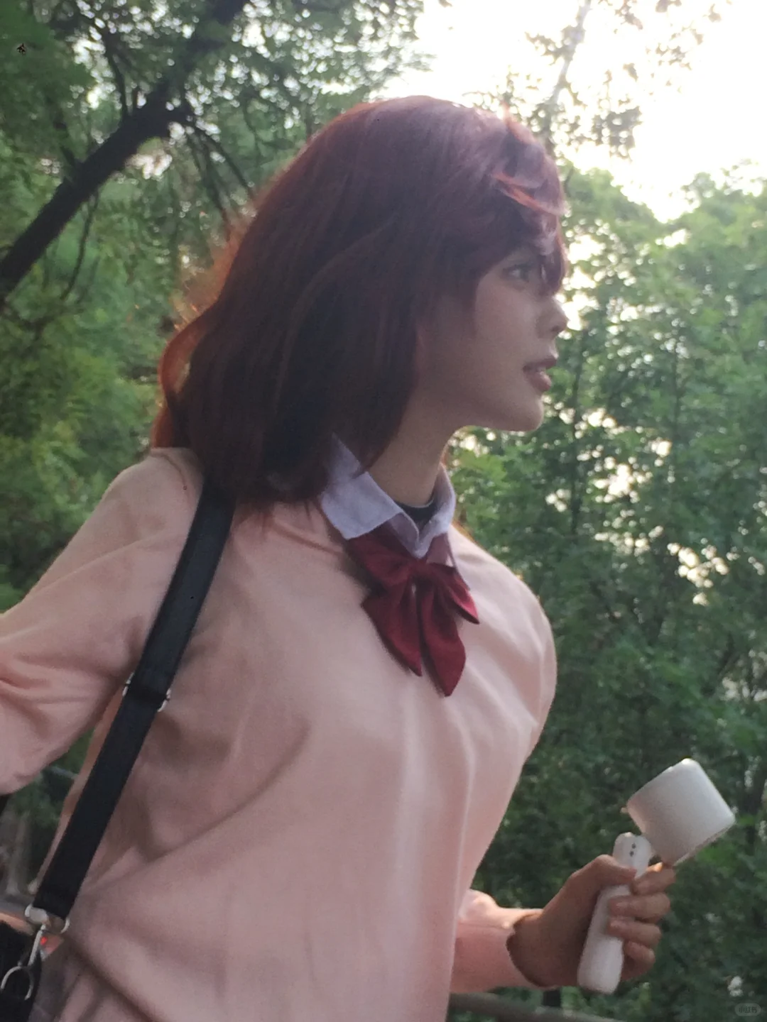 路遇女高中生