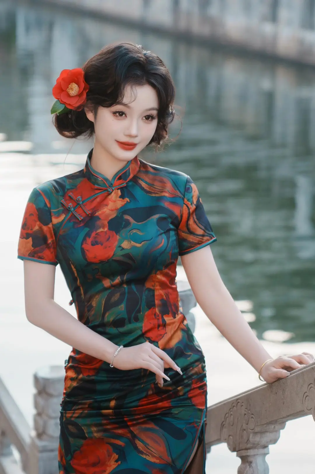中国才有的东方美，风情万种还得是旗袍