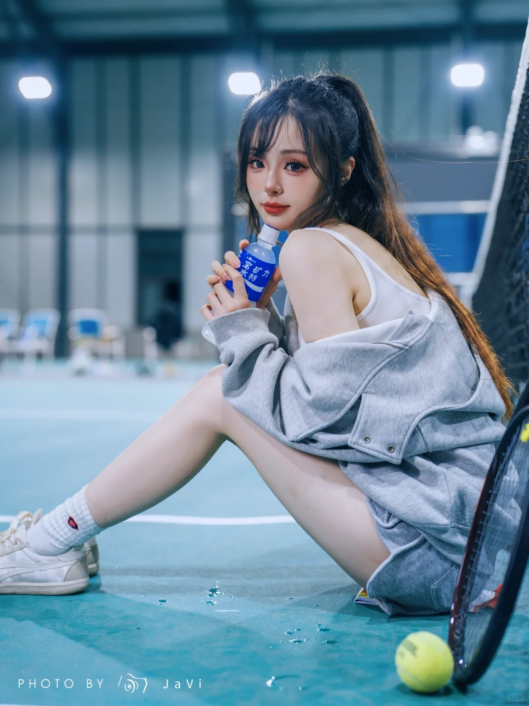 <人像>不是网瘾少女额，是网球少女啦～🎾