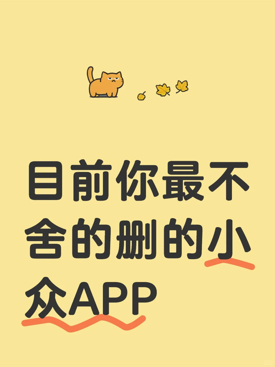 有没有小众但是实用的 APP吗?