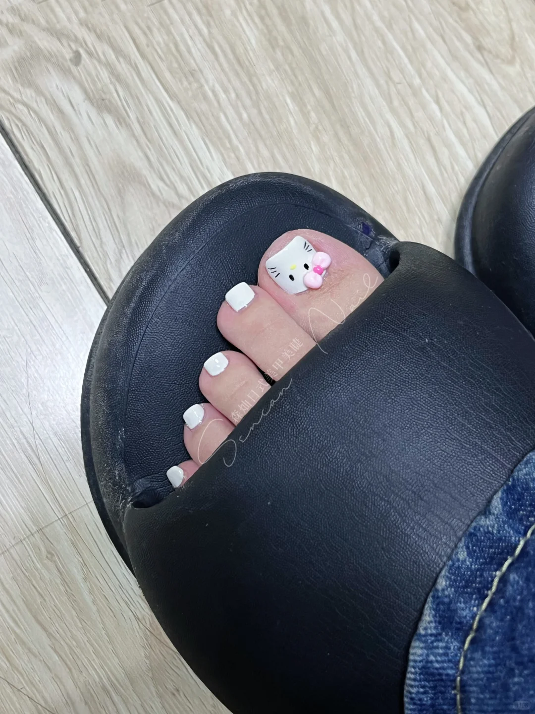 可爱Hello kitty猫 美足｜长沙日式美甲