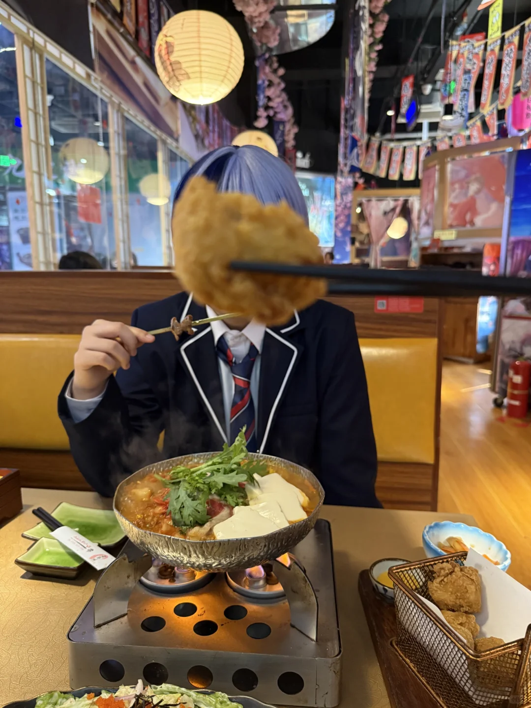 和青柳同学一起去了日料店