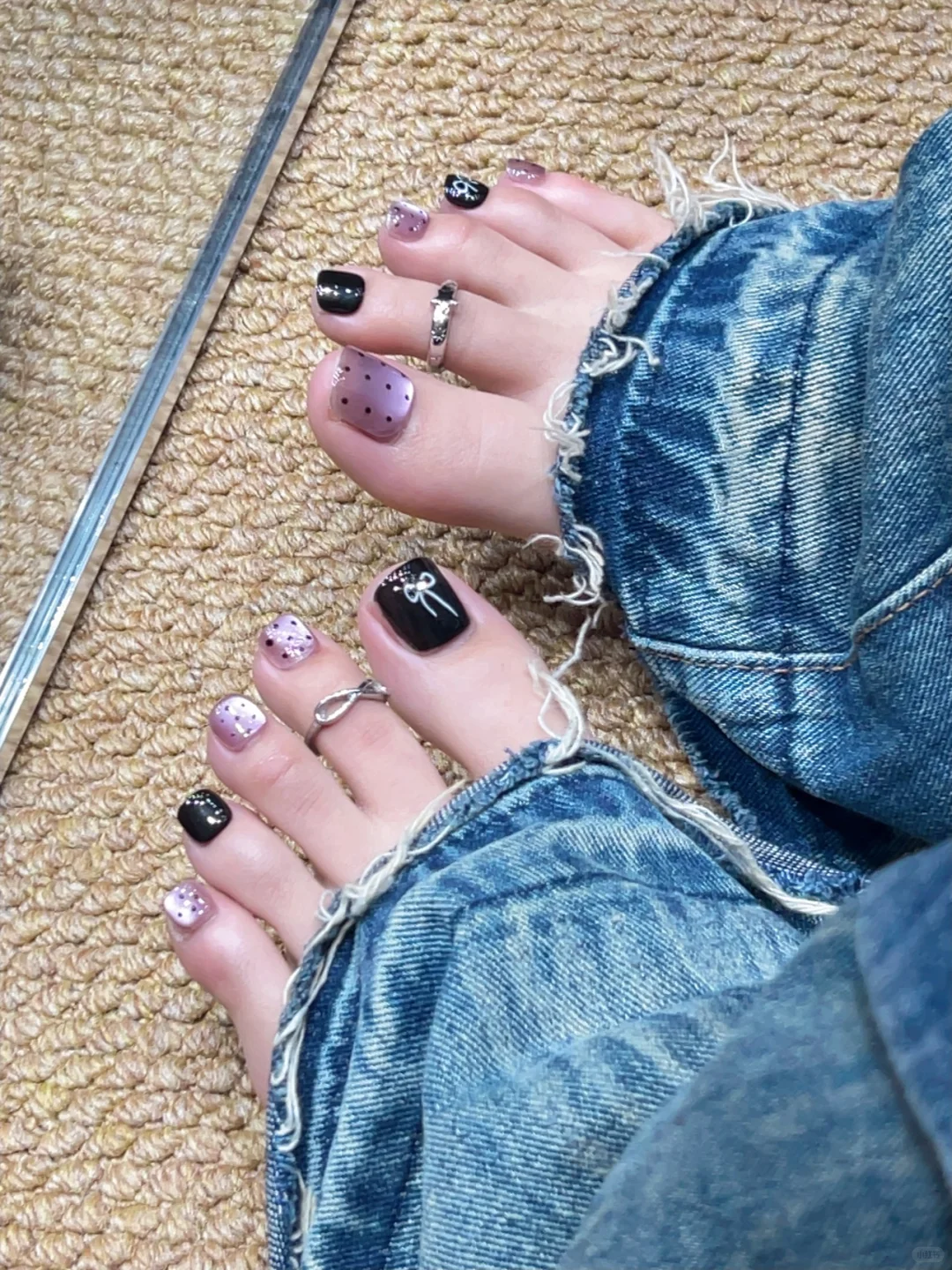 紫色💜波点