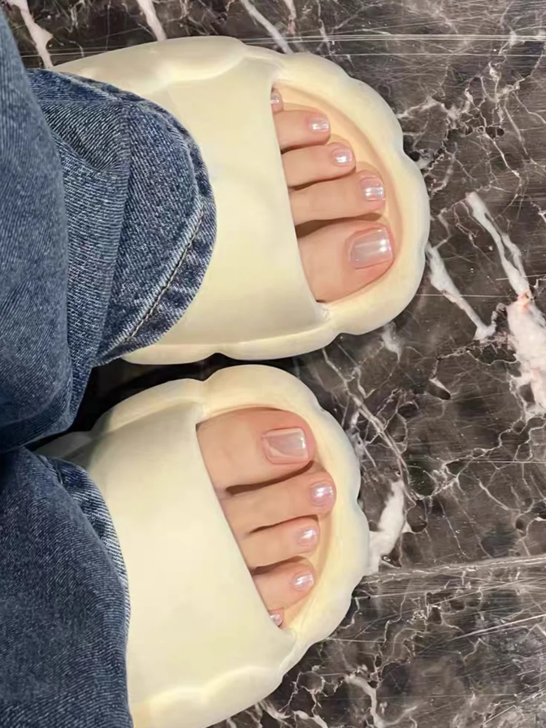 超绝裸色，黄黑皮也显白，夏日美足计划