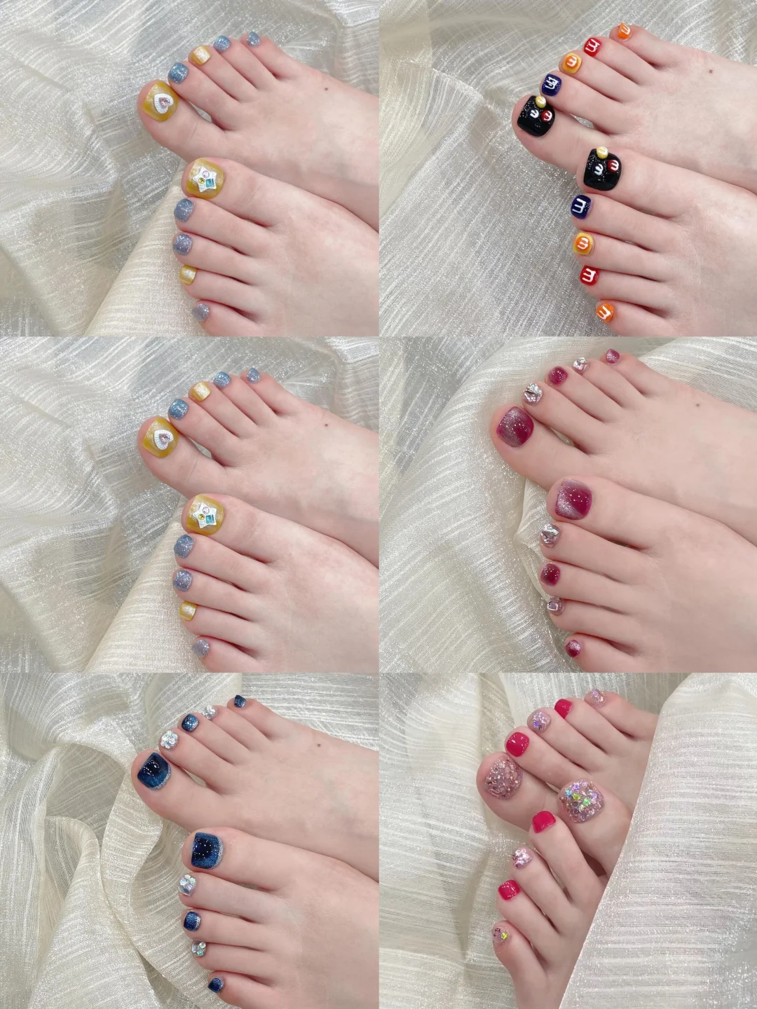 超显白脚美甲💅🏻