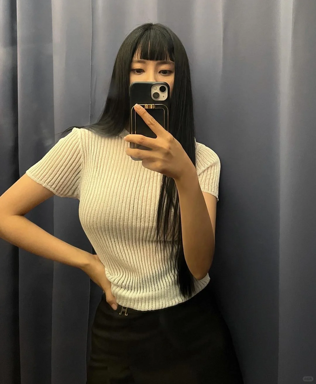 [ins美女]长相清纯的大长腿美女模特写真②