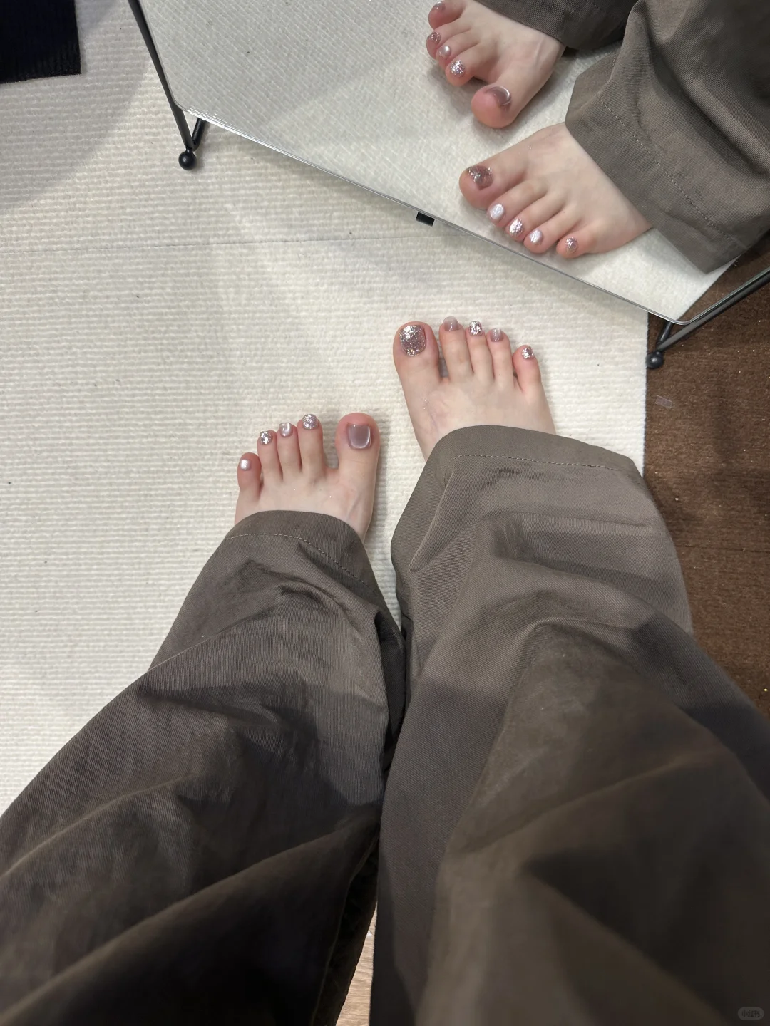 好嫩～✨千金氛围水光感jio美甲
