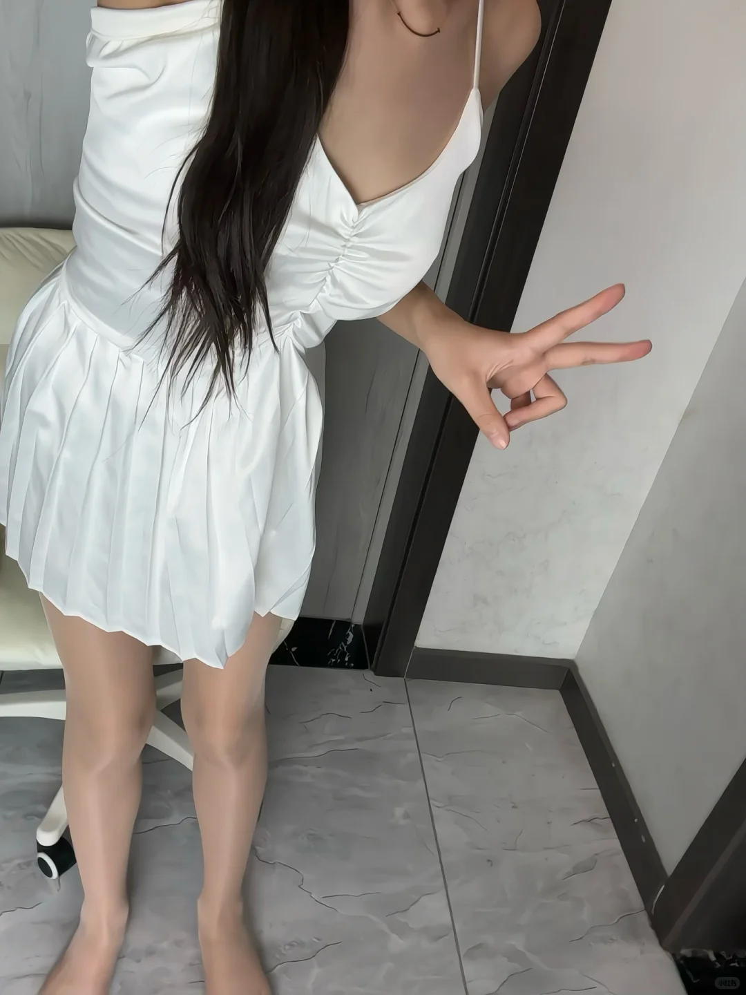 可以看出我穿的什么丝袜吗