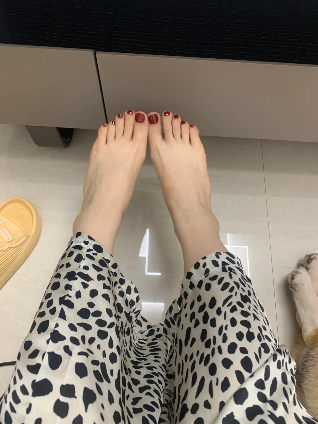 红色美甲💅🏻真的是