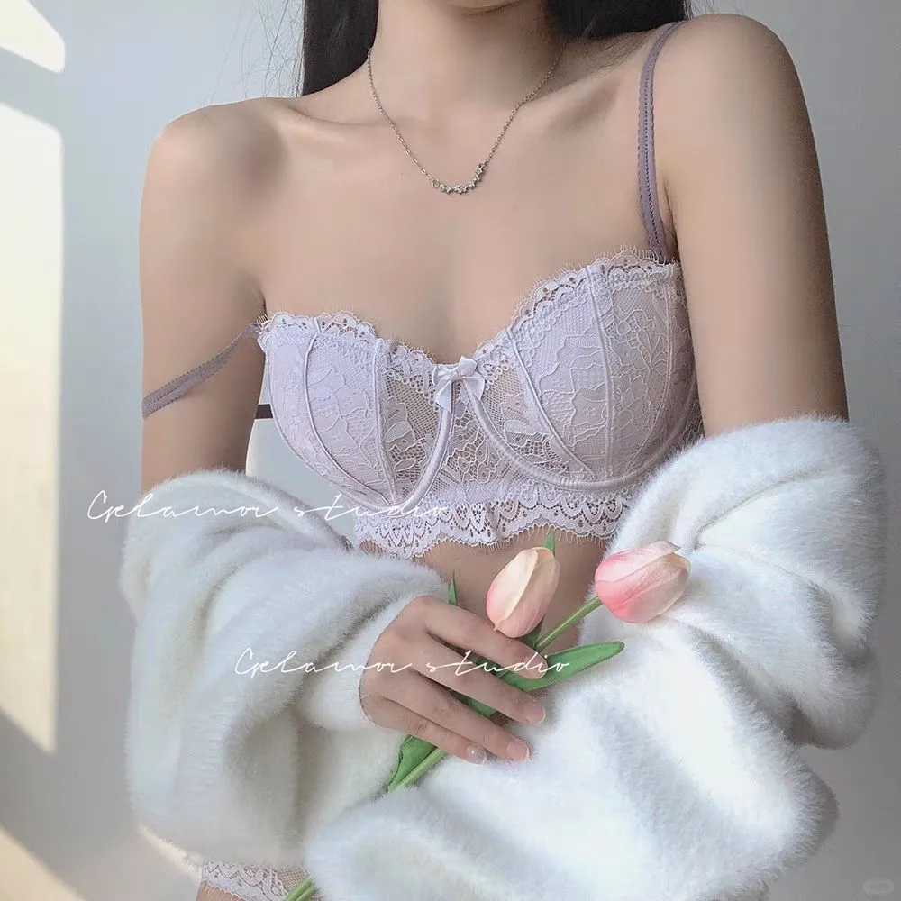 💜纯欲风无肩带内衣上新啦！