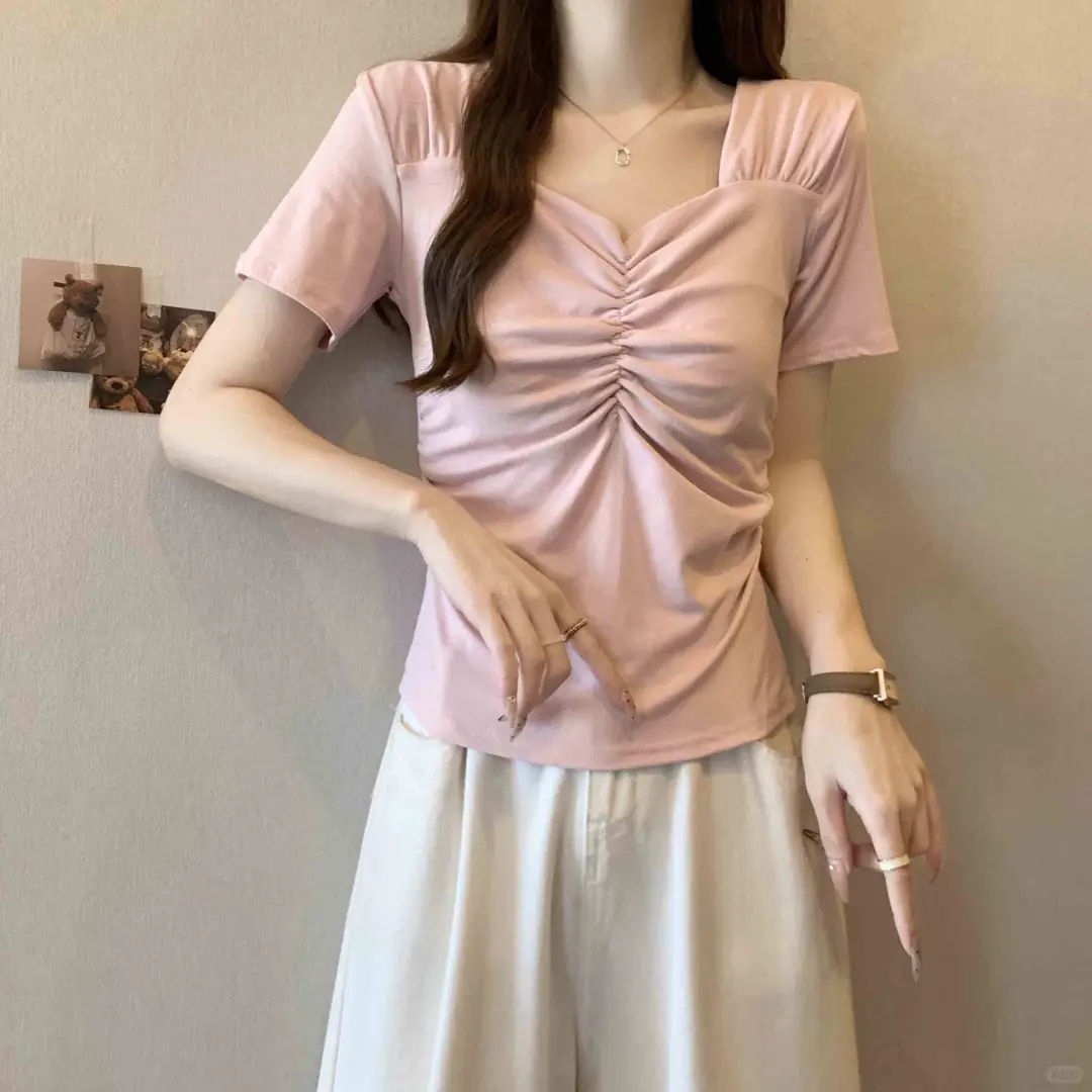 💃显瘦神衫！纯欲风甜辣短袖太绝了