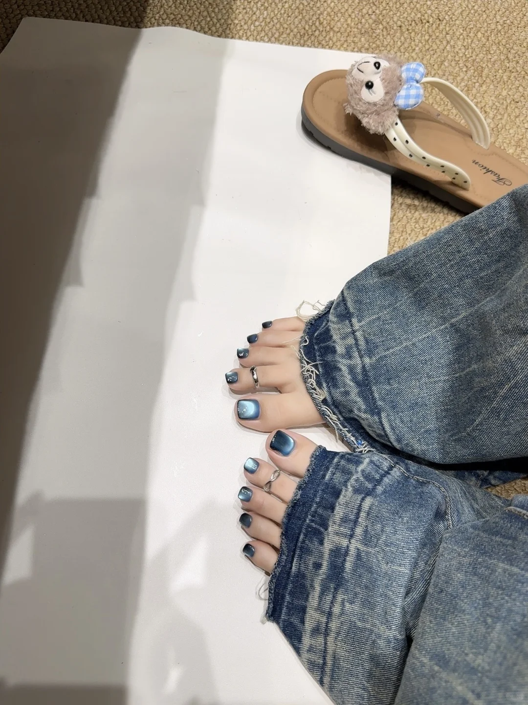 这蓝色真的好显白、好显白、好显白