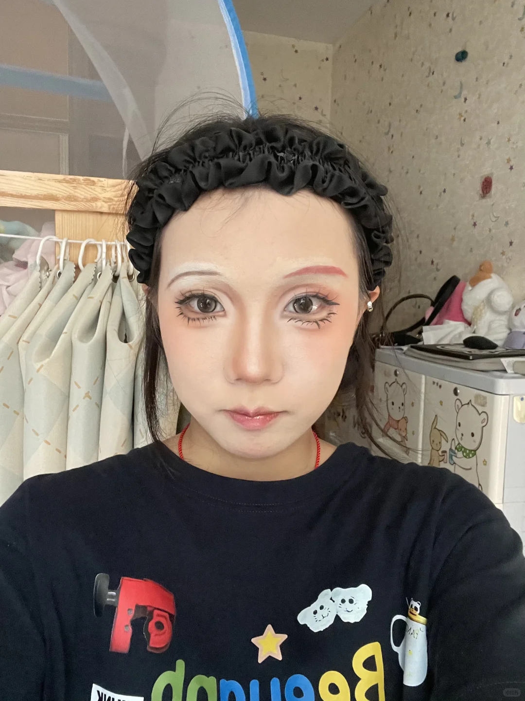化成这样可以接妆吗？