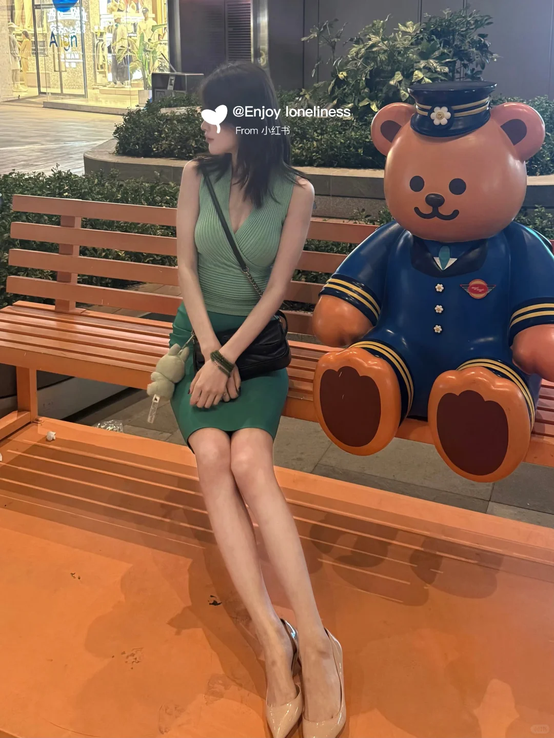 大🐻配针织才够韵味