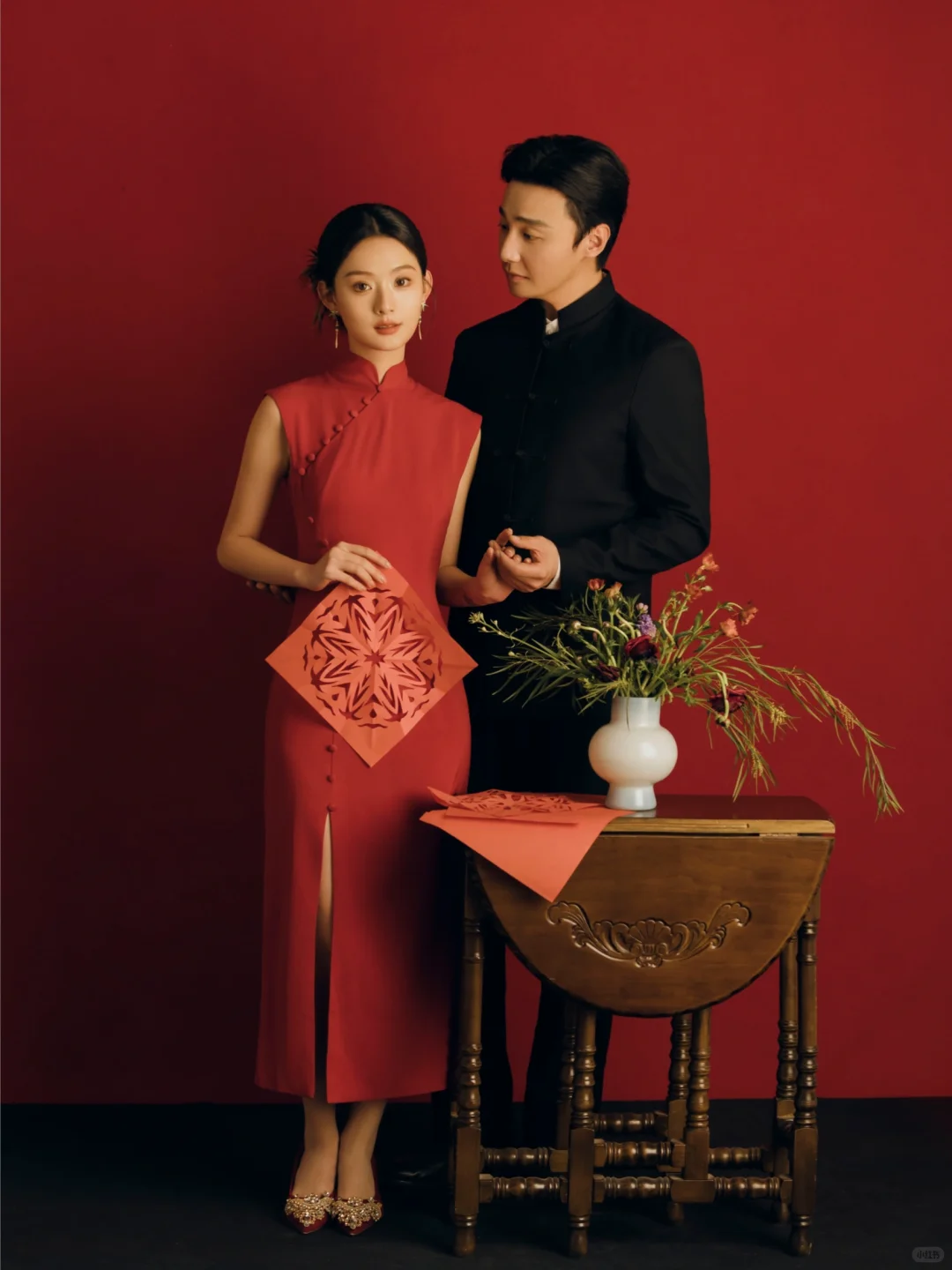 “已为人妻”新中式婚纱照带来的踏实感