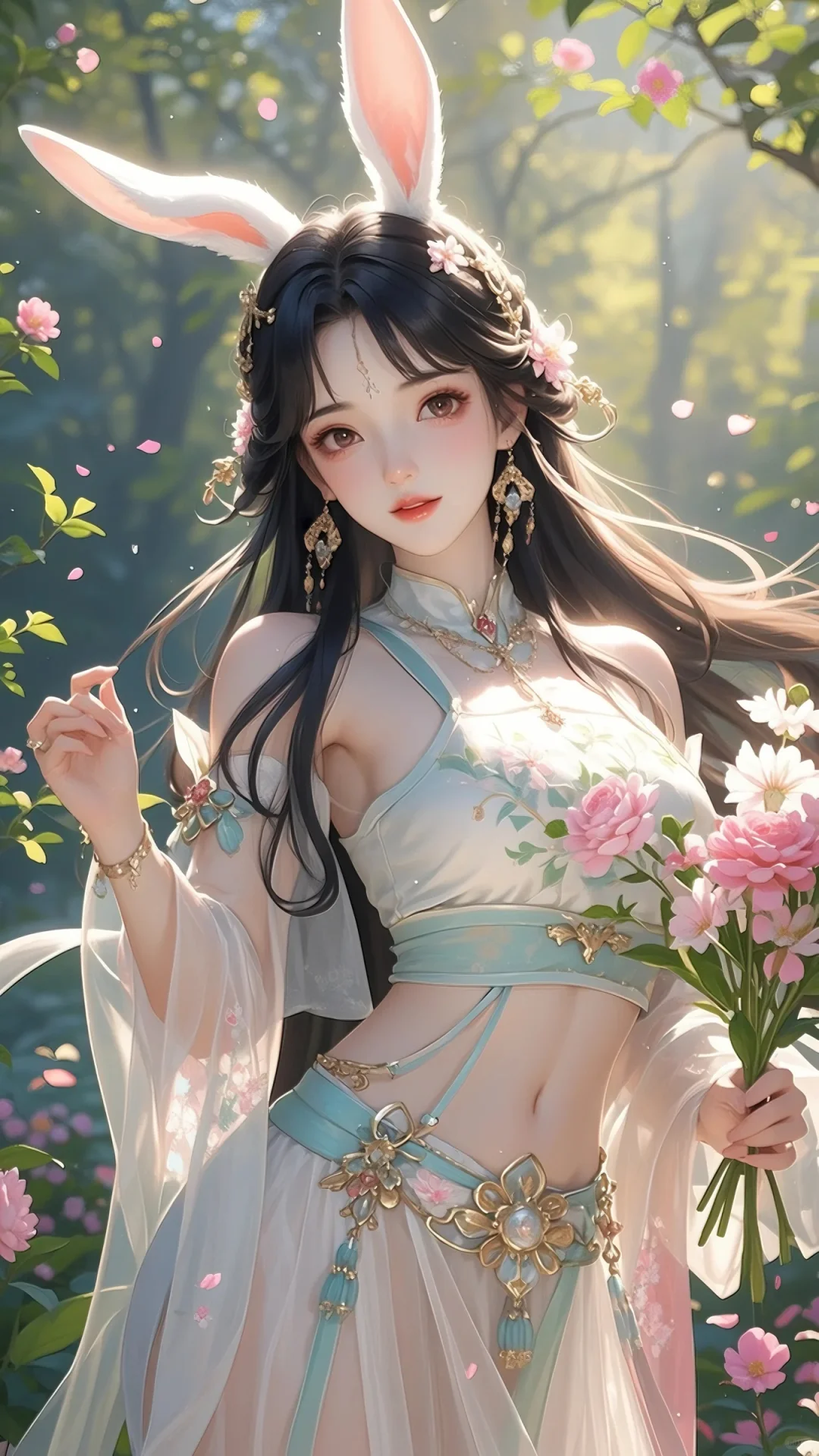 漂亮可爱的兔仙子