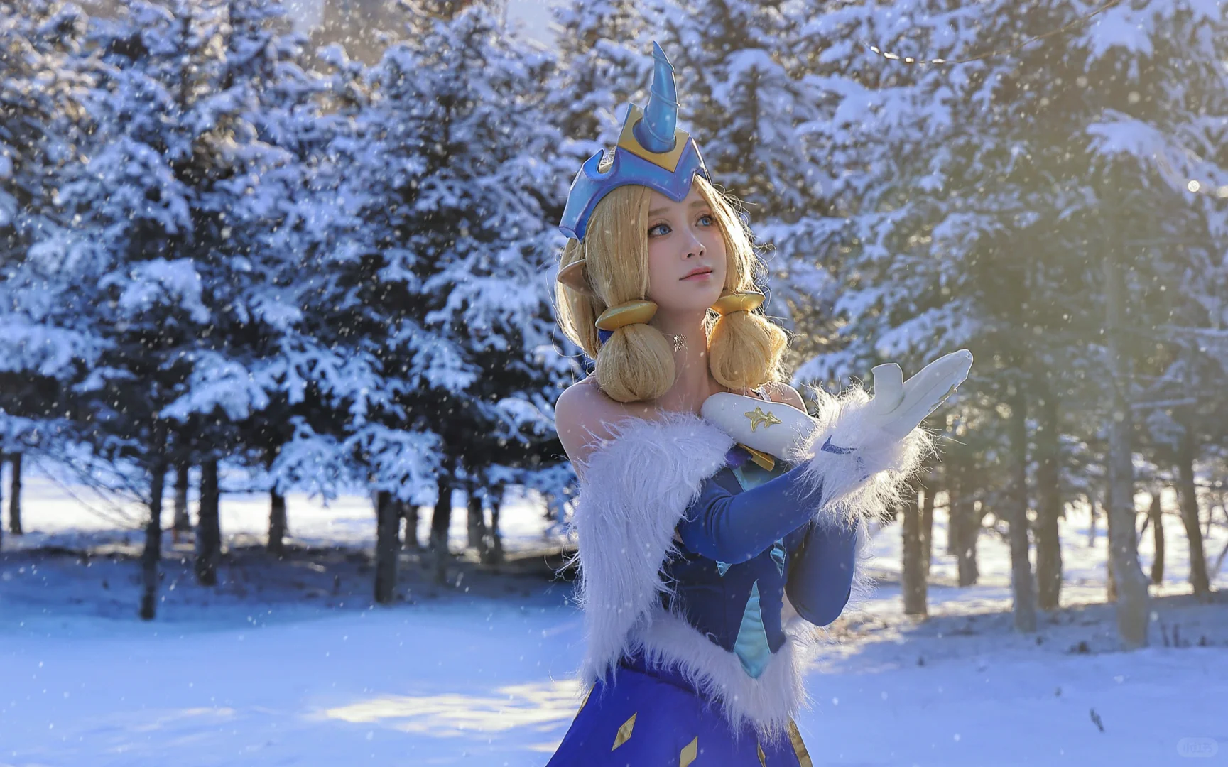 下雪啦！冬境仙灵索拉卡丨沈阳cos一条龙
