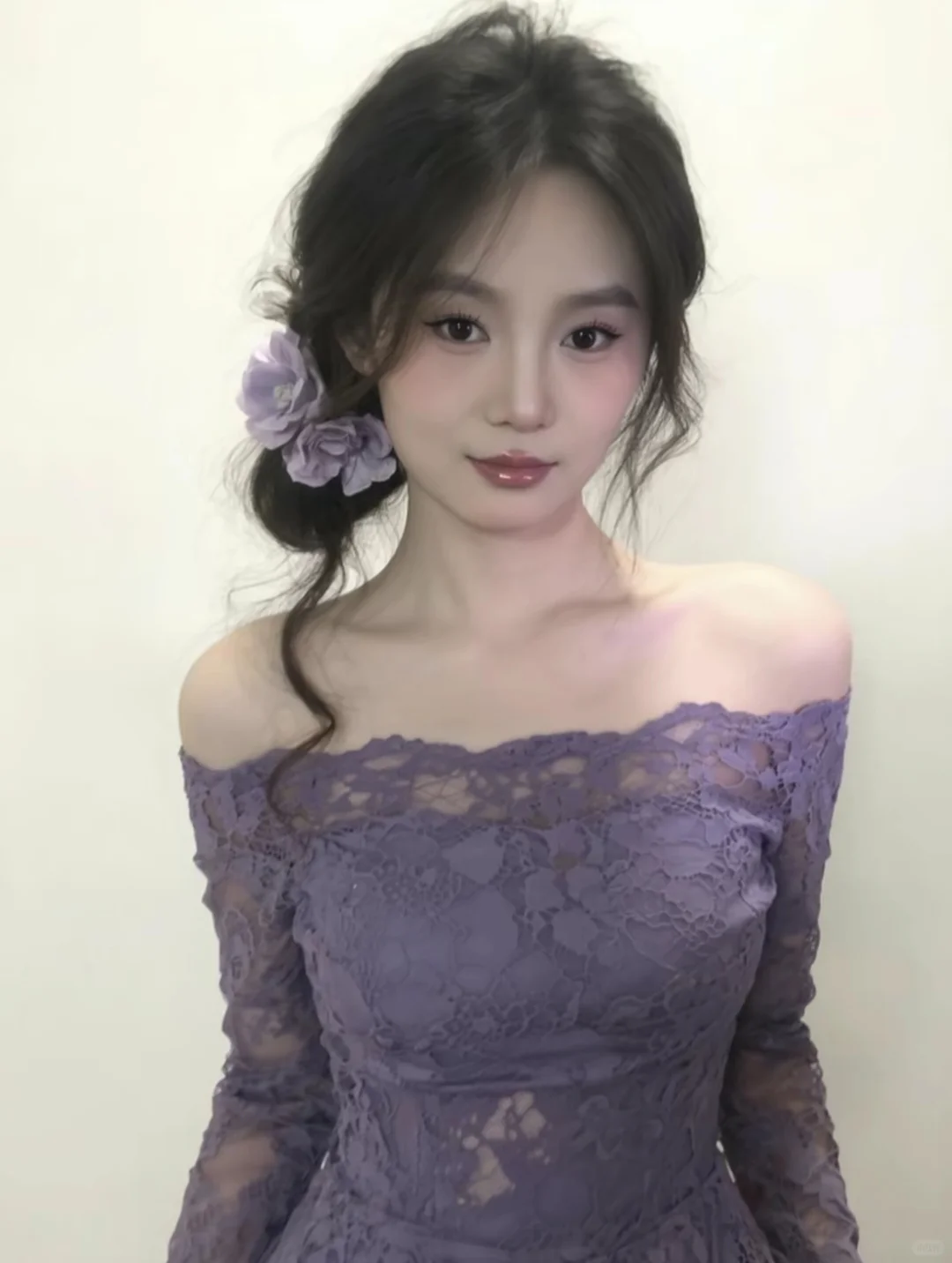 高糊氛围自拍一张