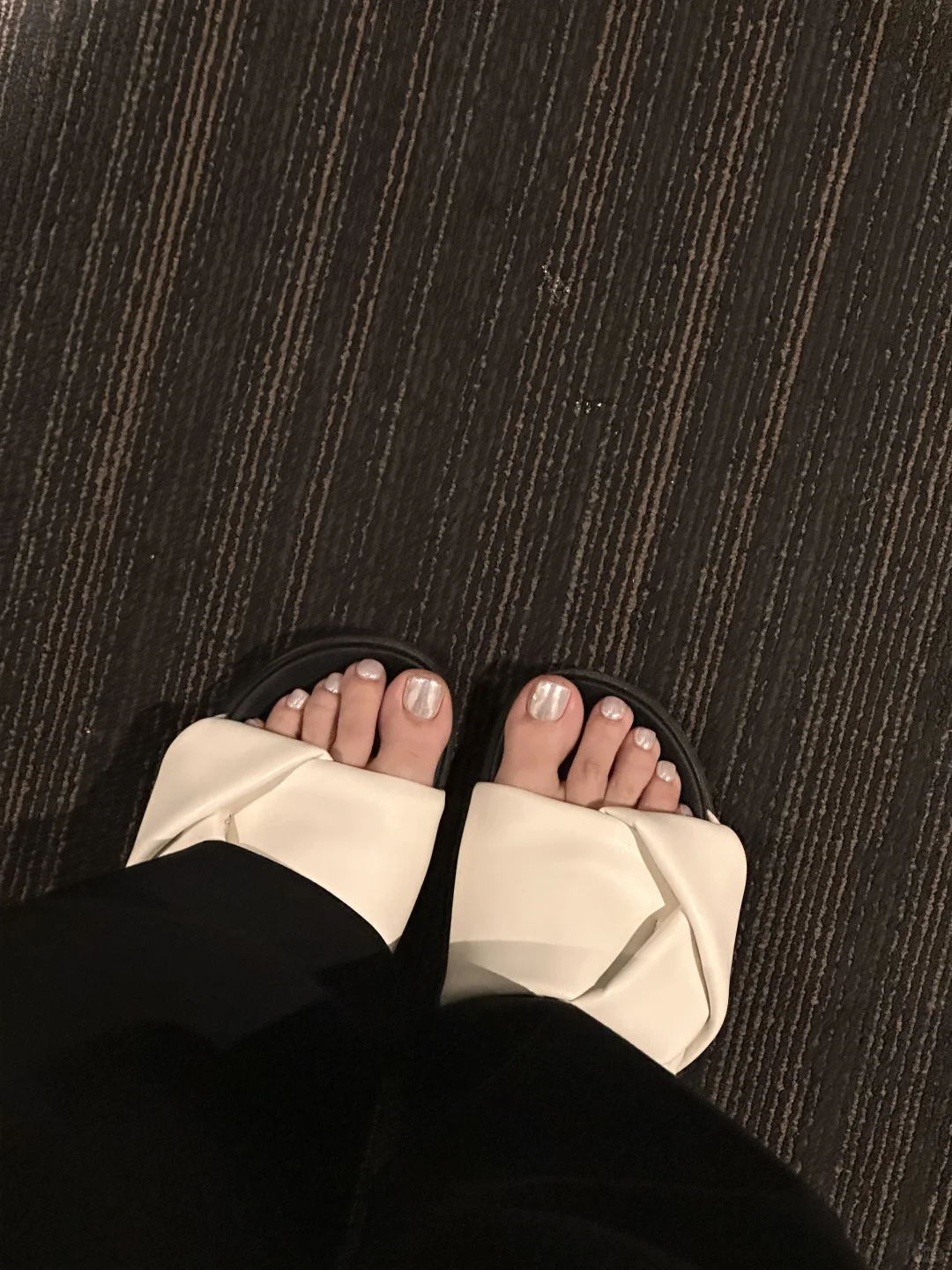 时隔一年银色极光粉上🦶🏻挑战
