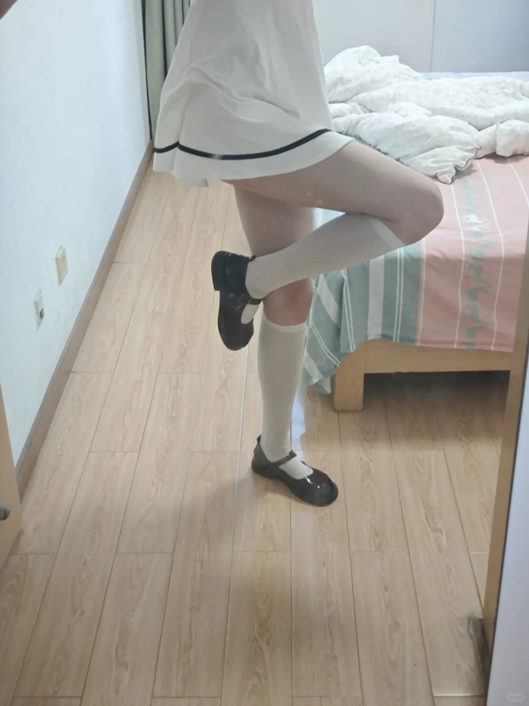 尝试第一次女装😝