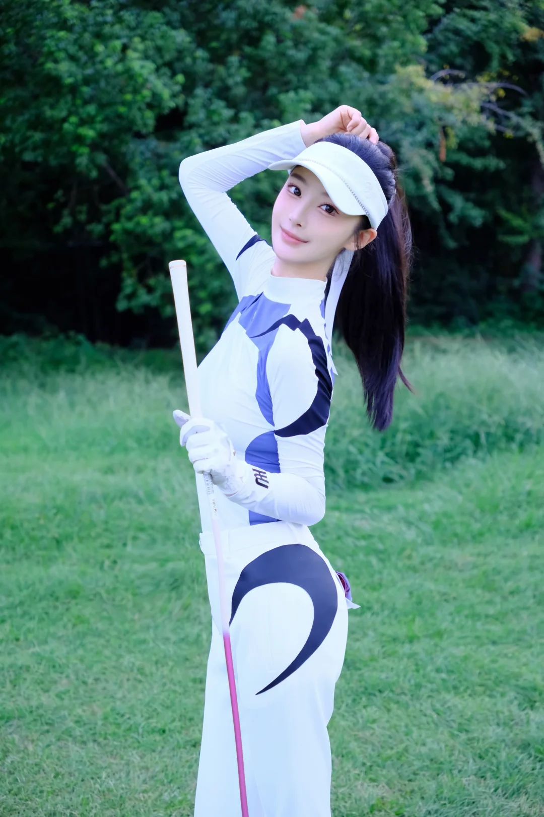 撸铁女生的高尔夫穿搭 高尔夫写真