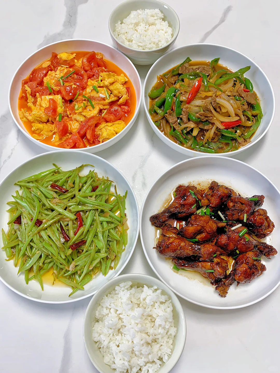 今日晚餐|洋葱炒肉丝 干煸四季豆(附教程)‼️