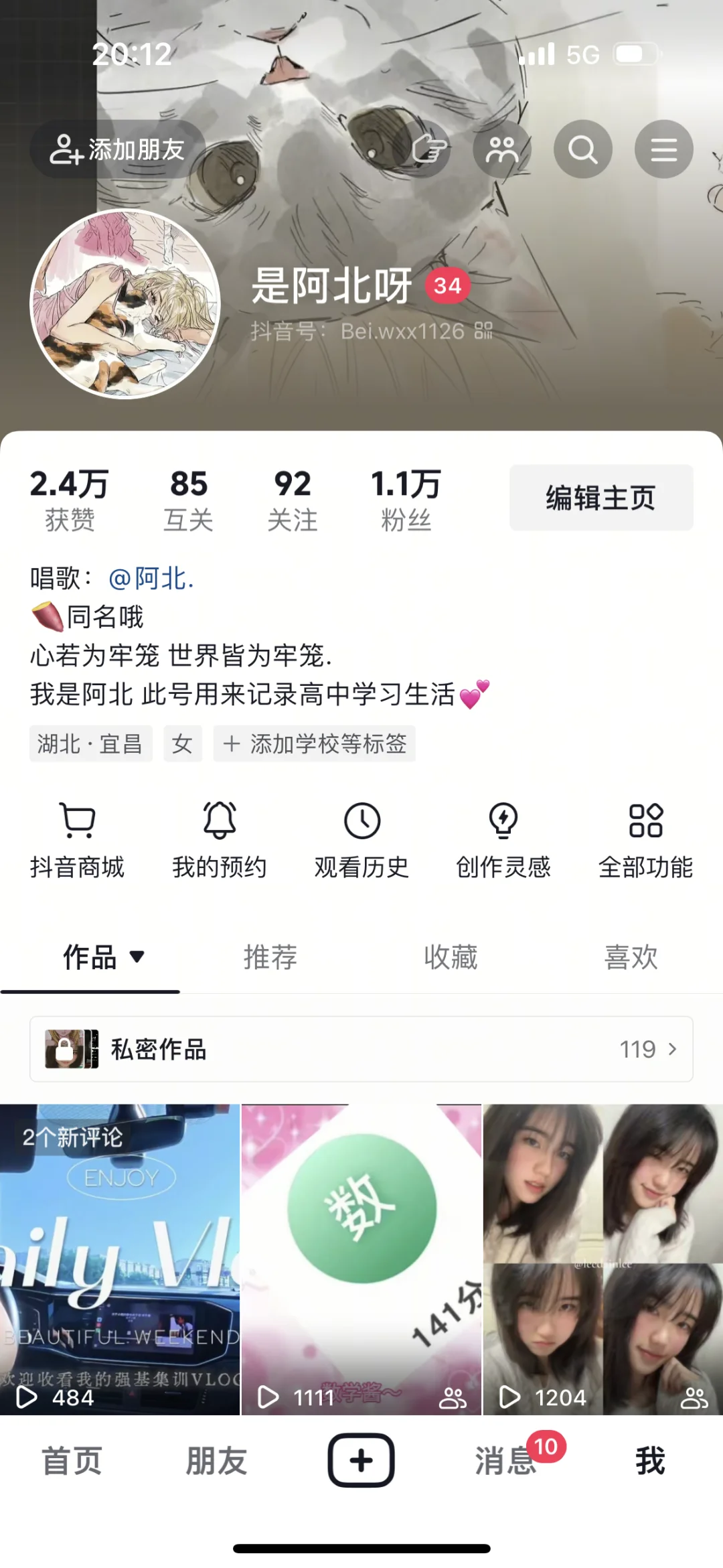 一个准高二女生的自媒体体验