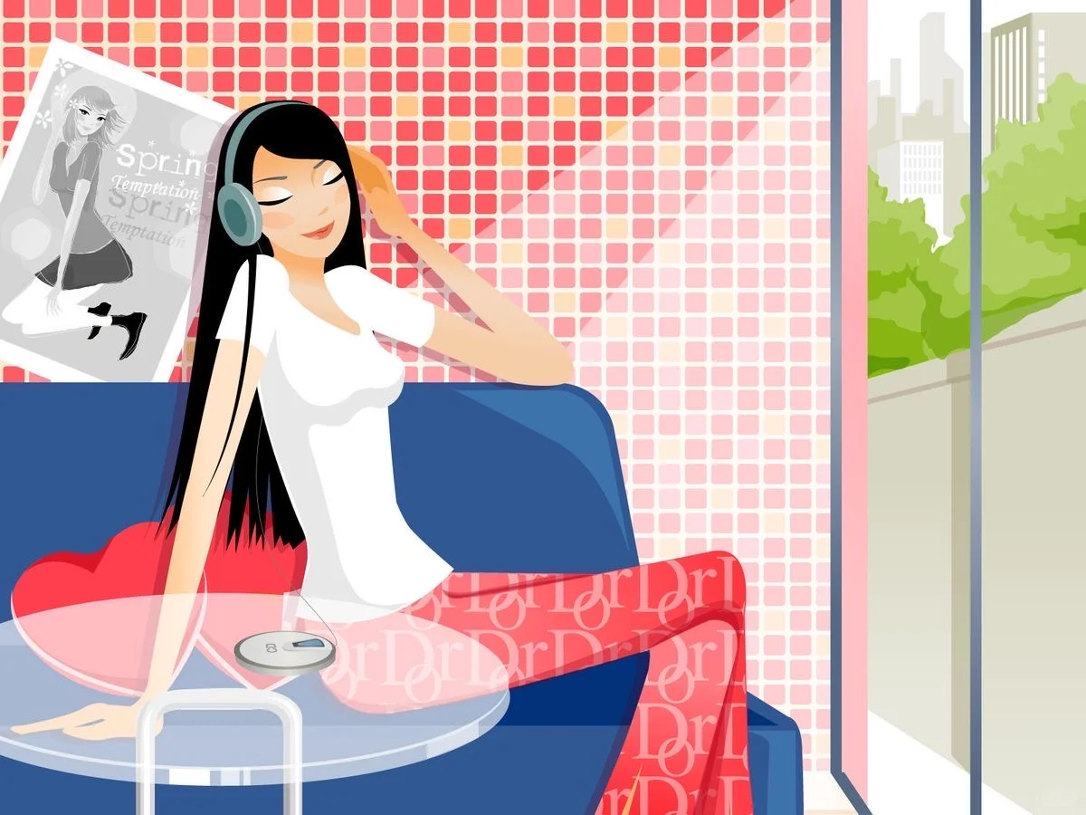 秋日里的摩登女郎