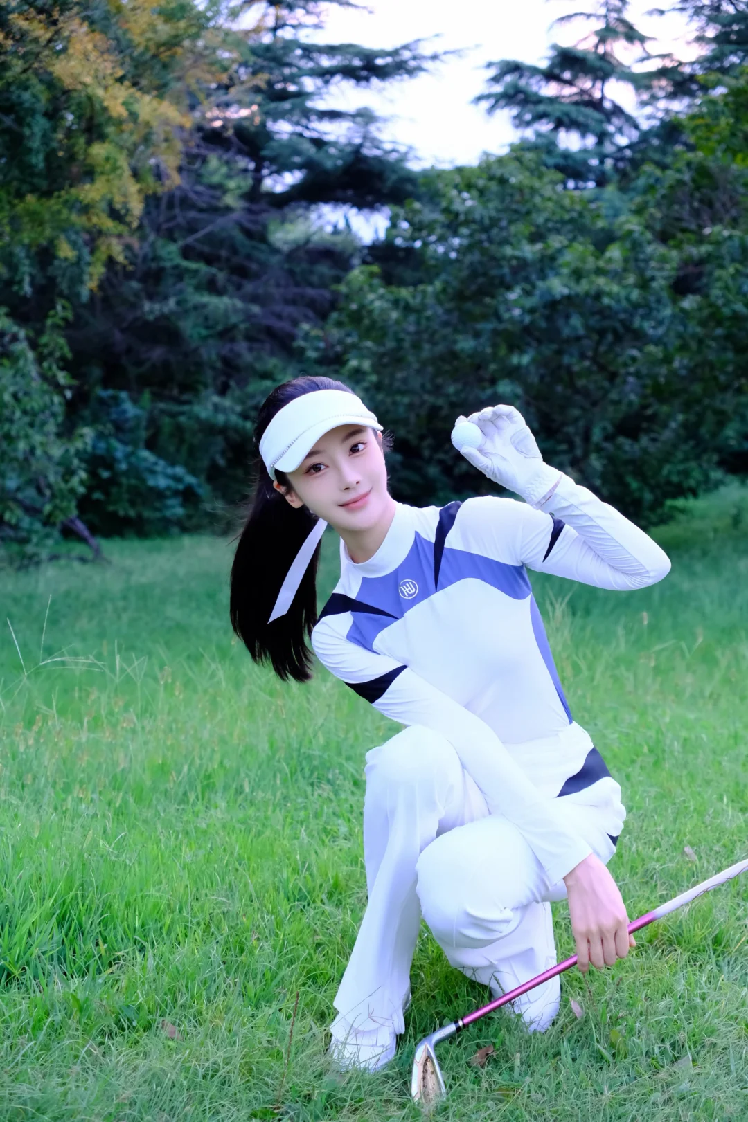 撸铁女生的高尔夫穿搭 高尔夫写真