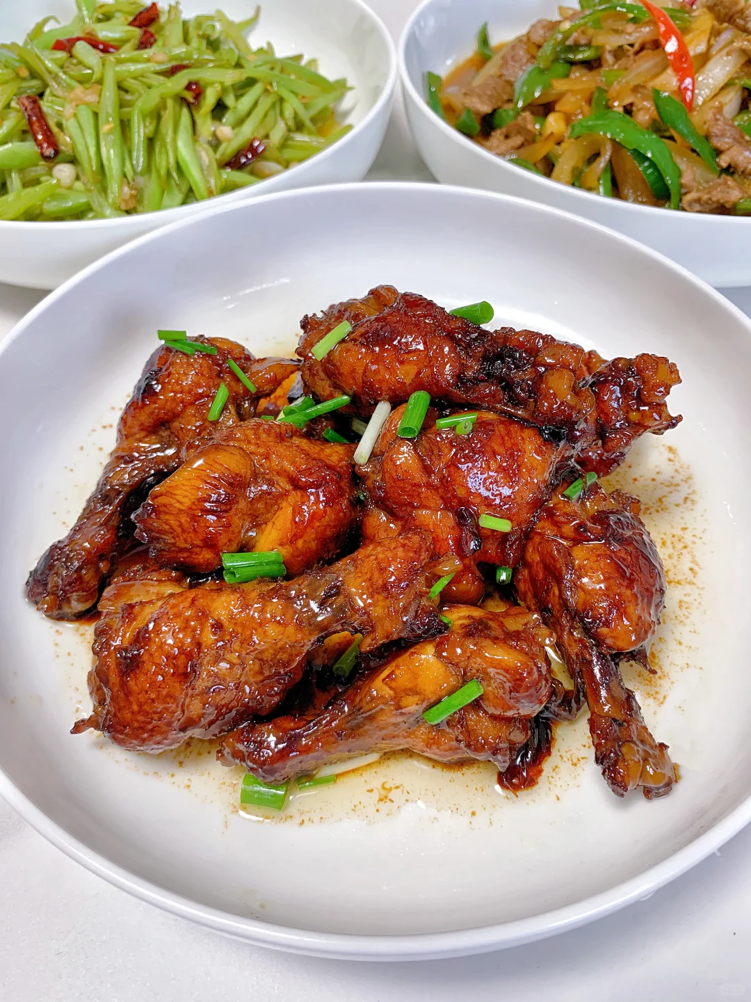 今日晚餐|洋葱炒肉丝 干煸四季豆(附教程)‼️