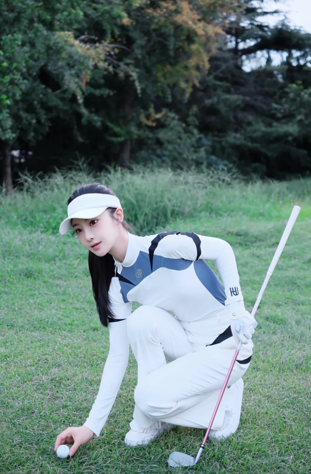 撸铁女生的高尔夫穿搭 高尔夫写真
