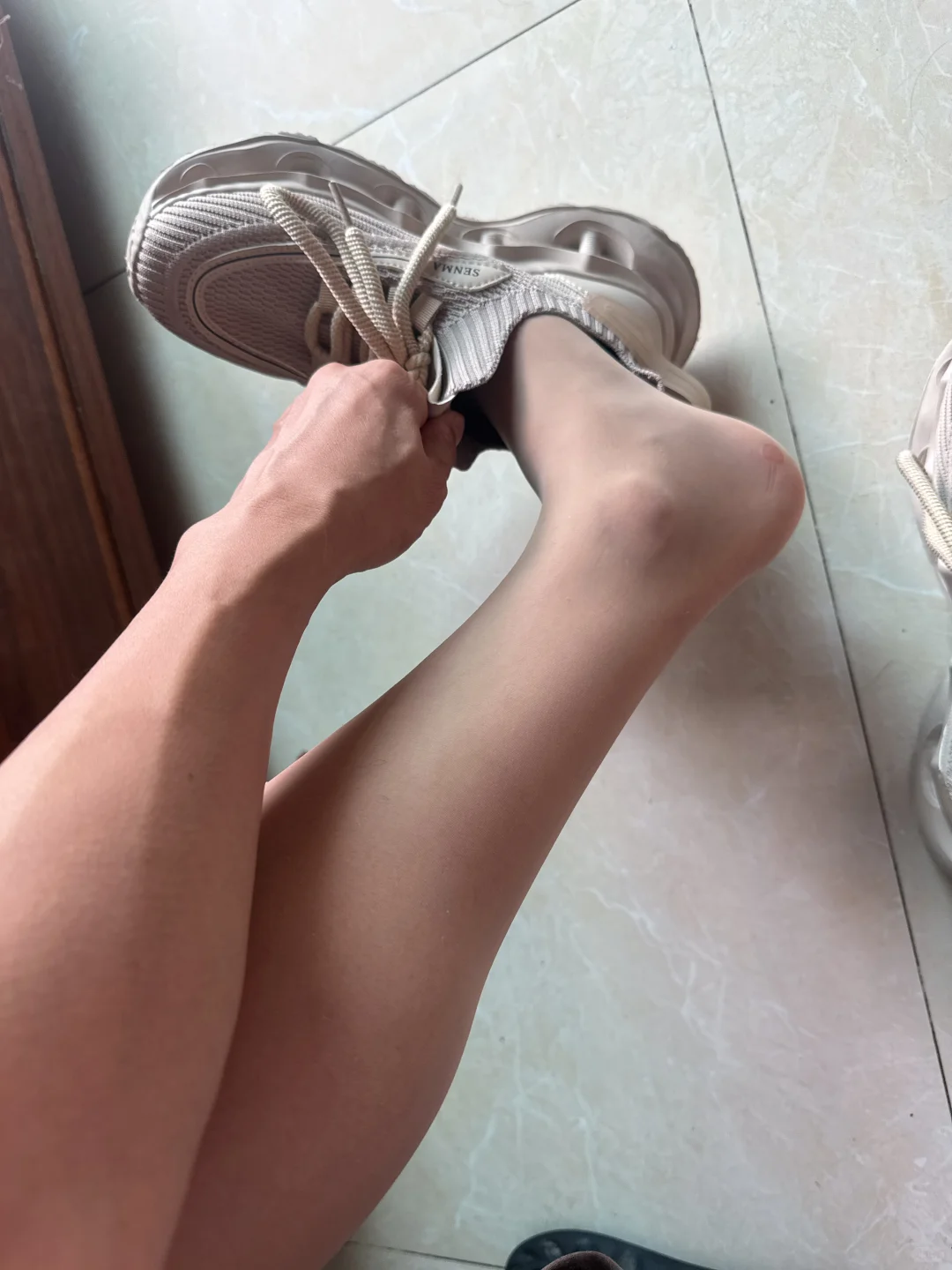 短裤肉丝:虽然有点明显,但已克服