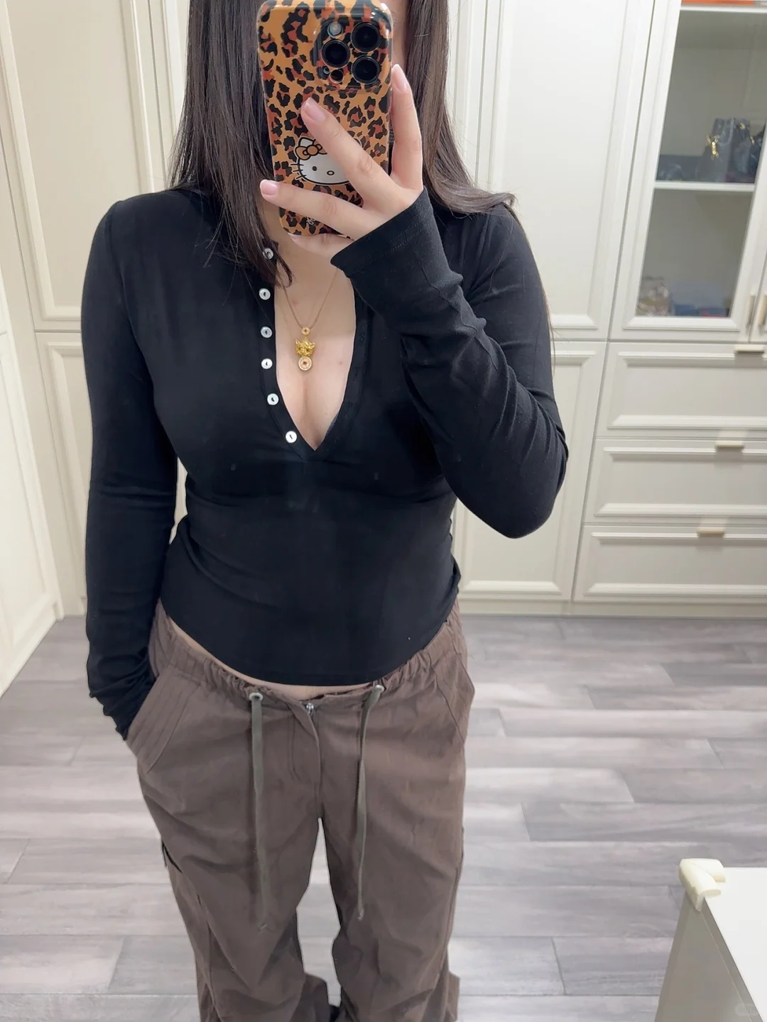 168斤|入秋穿搭~亨利衫真的好看!