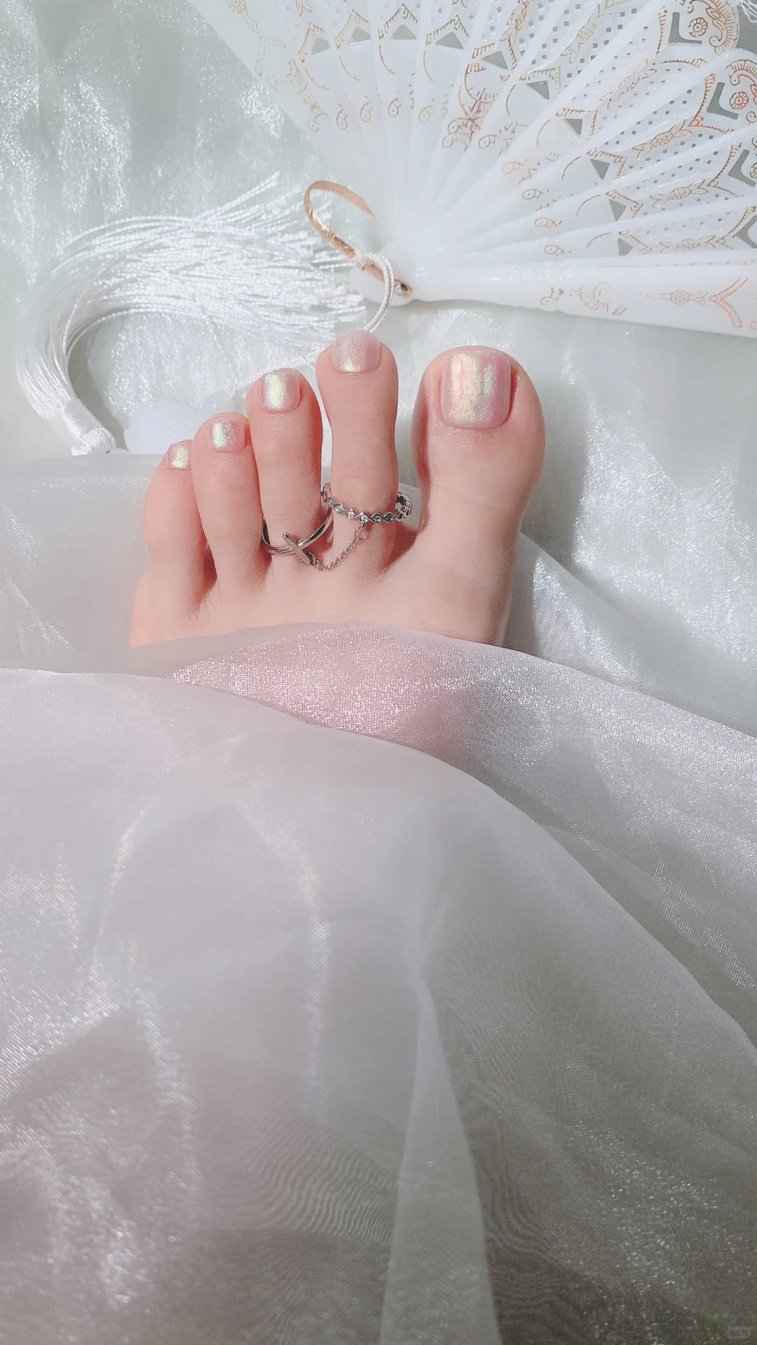 手要精致,脚同样也要精致💕