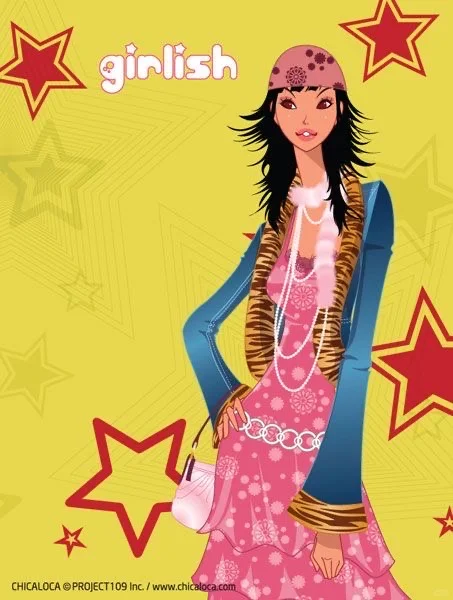 秋日里的摩登女郎