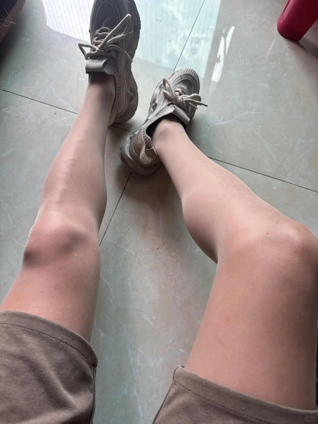 短裤肉丝:虽然有点明显,但已克服