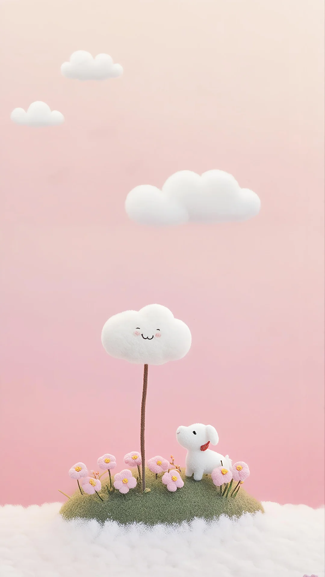 手机壁纸|粉色治愈系