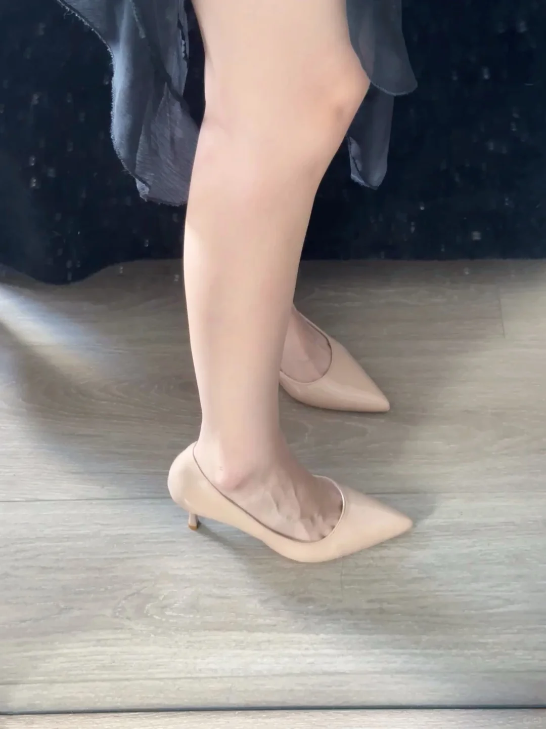 小低跟依旧气质十足！！裸色纯欲真不是噱头