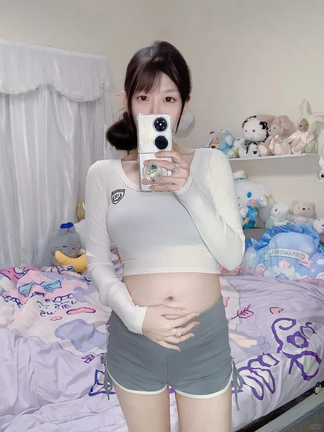孕25W|老公说现在有种珠圆玉润的感觉