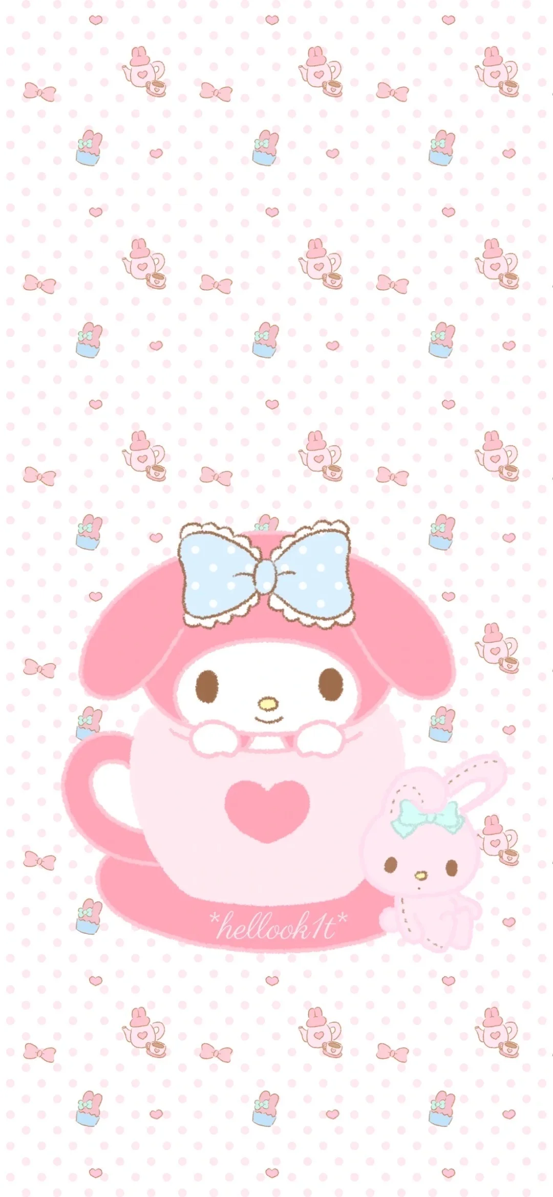 到底是谁被这个锁屏壁纸甜晕了呀～🐻😺🐰