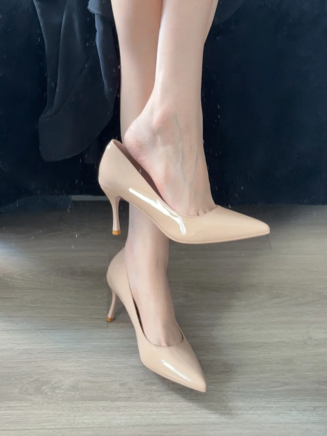 小低跟依旧气质十足!!裸色纯欲真不是噱头