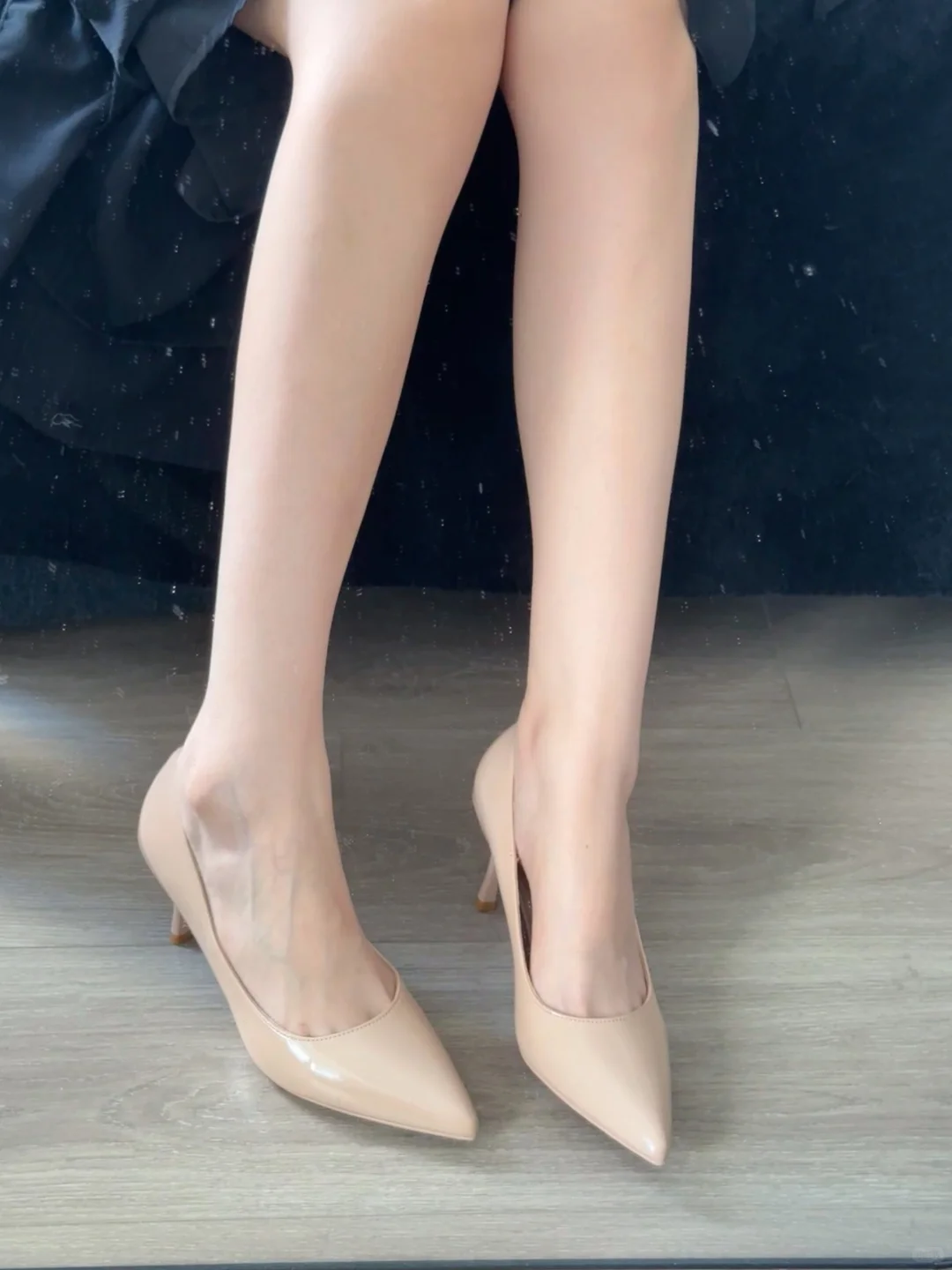 小低跟依旧气质十足!!裸色纯欲真不是噱头